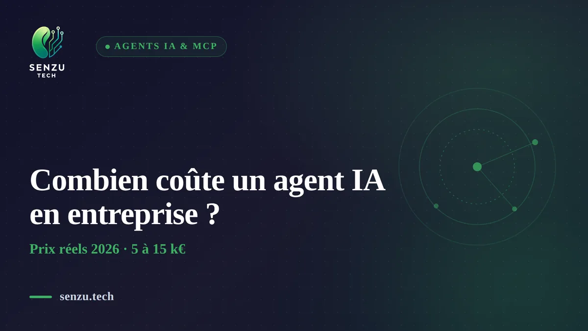 Combien coûte un agent IA en entreprise ? Prix réels 2026