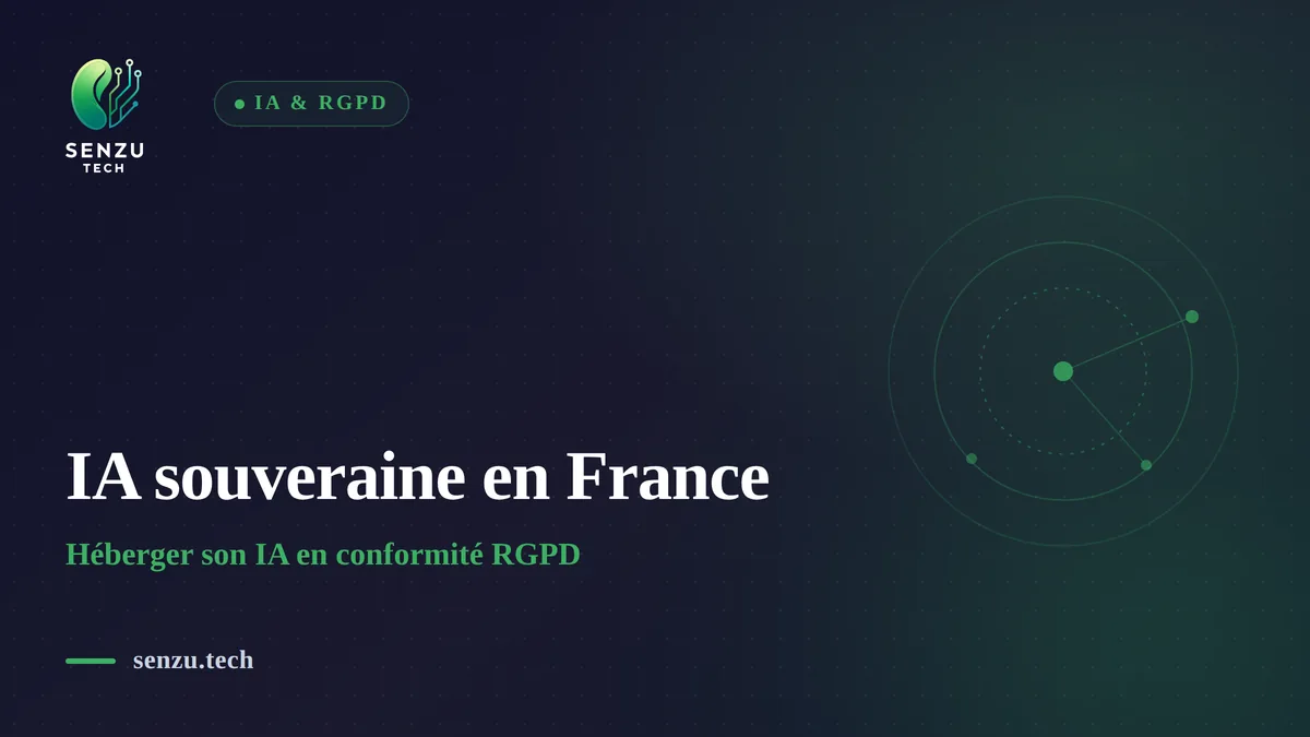 IA souveraine en France : héberger son IA en conformité RGPD